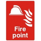 Fire Point Sign (150mm x 200mm) Photoluminescent
